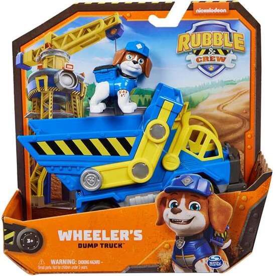 VEHÍCULOS CLÁSICOS PAW PATROL RUBBLE CREW. INCLUYE 1 FIGURA - MODELOS SURTIDOS image 2