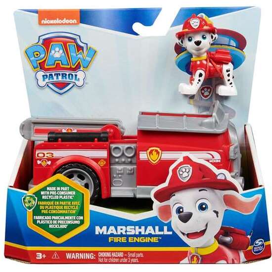 VEHÍCULO CLÁSICO SOSTENIBLE PAW PATROL.INCLUYE FIGURA. 18,30 CM - MODELOS SURTIDOS image 5