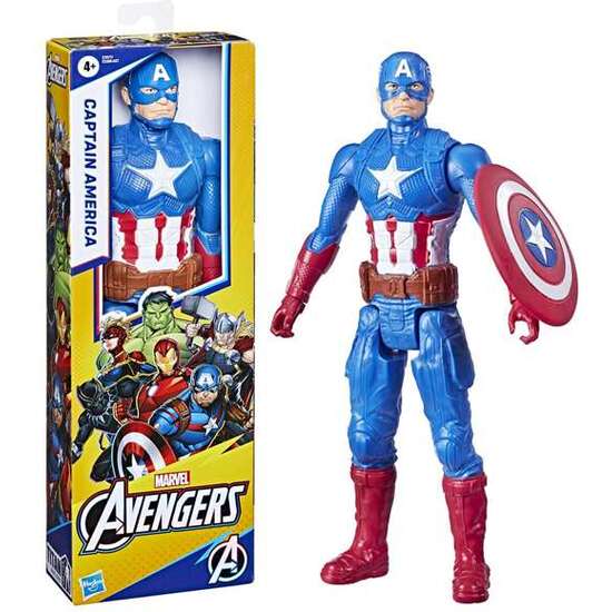 FIGURA AVENGERS TITAN HERO CAPITÁN AMÉRICA 30 CM image 1