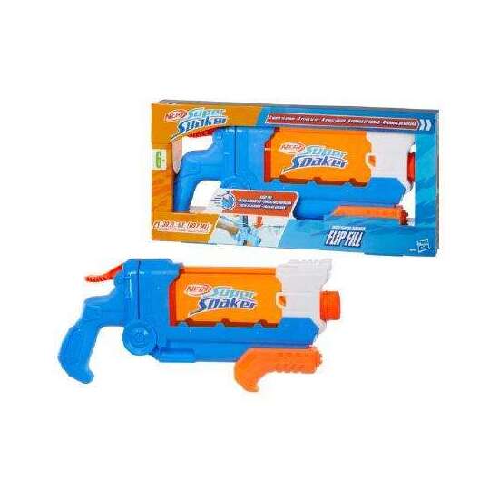 PISTOLA NERF SUPER SOAKER SOA FLIP FILL 21,5X45 CM ¡CUENTA CON 4 ESTILOS DE ROCIADO DIFERENTES! image 0