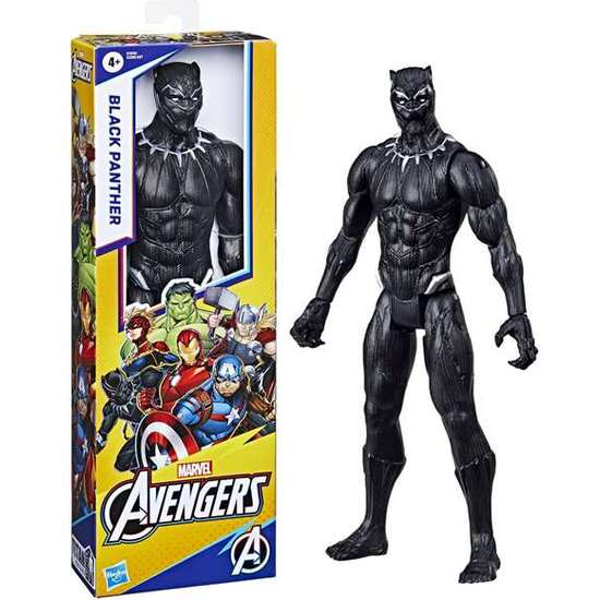 FIGURA AVENGERS TITAN HERO BLACK PANTHER 30 CM image 0