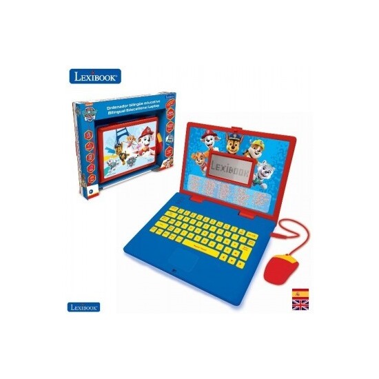 PAW PATROL BILINGUAL EDUCATIONAL LAPTOP - 124 ACTI image 0