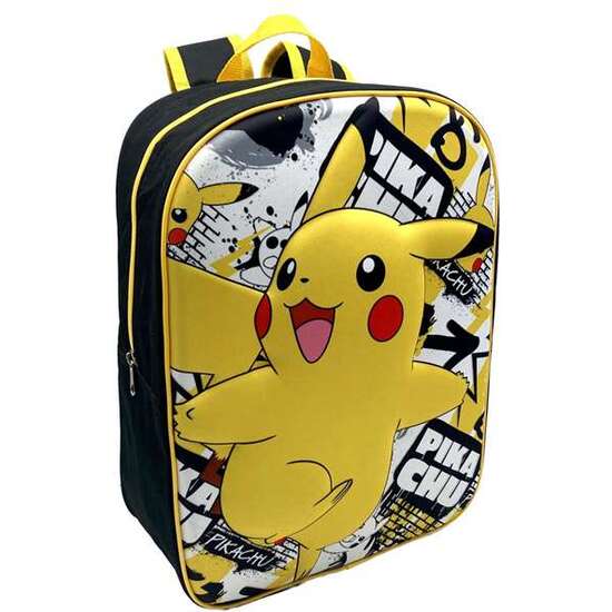 MOCHILA POKEMON CON FRONTAL 3D EVA 40X30X15 CM image 0