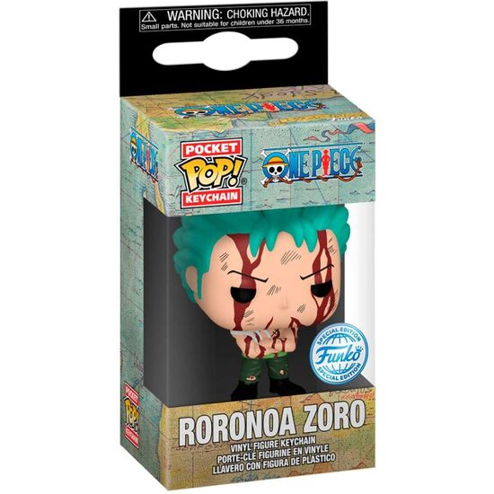 LLAVERO POCKET POP ONE PIECE RORONOA ZORO image 0