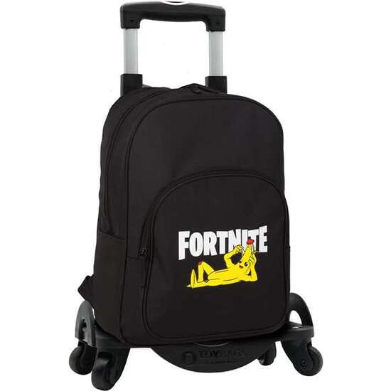 FORTNITE CRAZY BANANA MOCHILA ADAPTABLE CON CARRO 41 X 30.5 X 12 CM. image 0