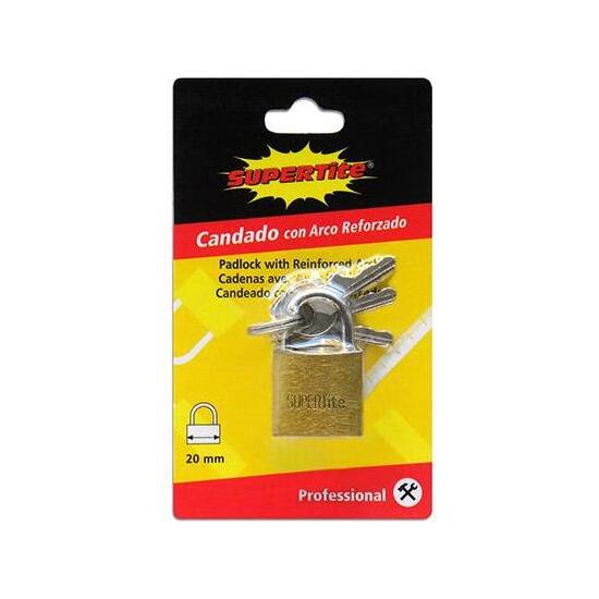 METAL PADLOCK WITH KEY 1X20MM image 0