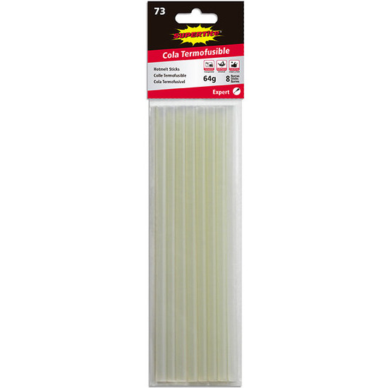 WHITE HOTMELT STICKS 200x7MM image 0