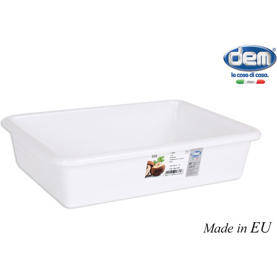 WHITE SMALL TRAY 26X19CM / 2L  image 0