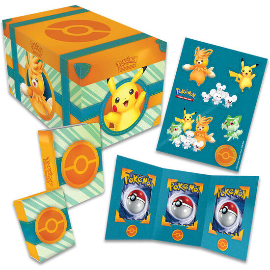 COFRE DEL TESORO JUEGO CARTAS COLECCIONABLES POKEMON ESPAÑOL image 0
