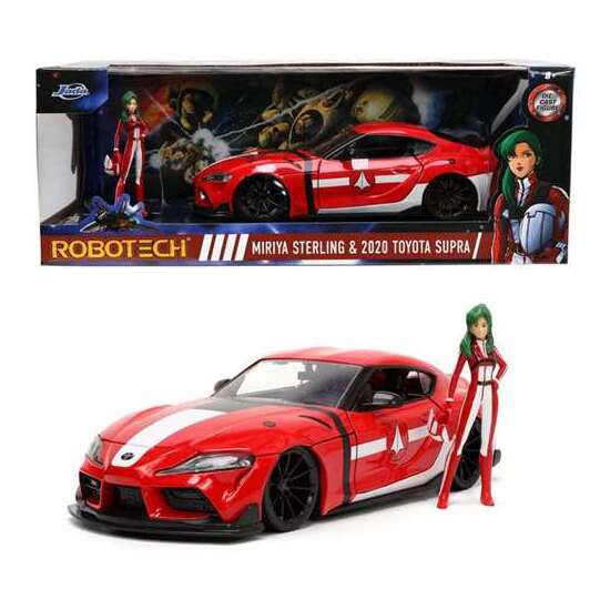 COCHE ROBOTECH MIRIYA 2020 TOYOTA SUP ESCALA 1:24 INCLUYE FIGURA DE MIRIYA image 0