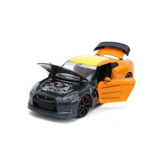 COCHE NARUTO NISSAN 2009 GT-R ESCALA 1:24. INCLUYE FIGURA image 4