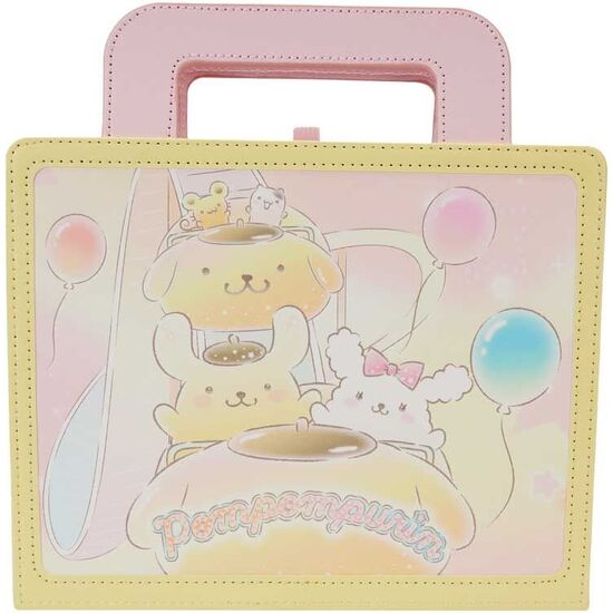 CUADERNO POMPOMPURIN &#38; MACARRON CARNIVAL SANRIO LOUNGEFLY image 0