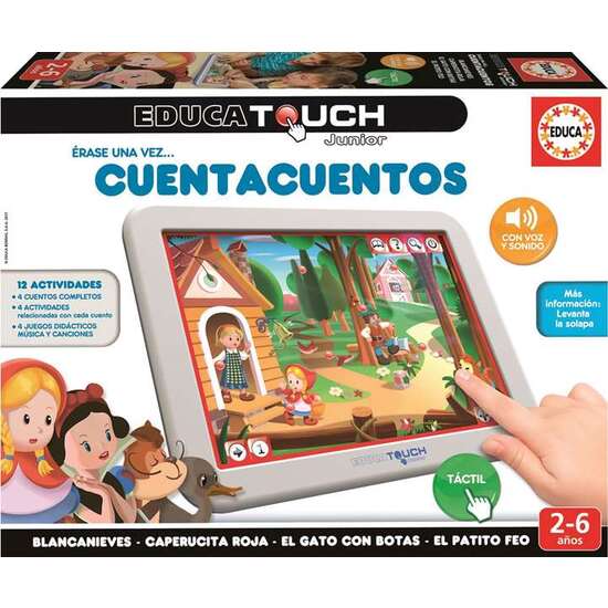 JUEGO EDUCA TOUCH TÁCTIL CON 4 CUENTA CUENTOS Y 12 LÁMINAS DE ACTIVIDADES image 4