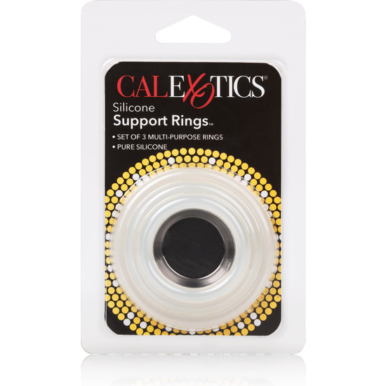 SILICONE SUPPORT RINGS CLEAR image 1