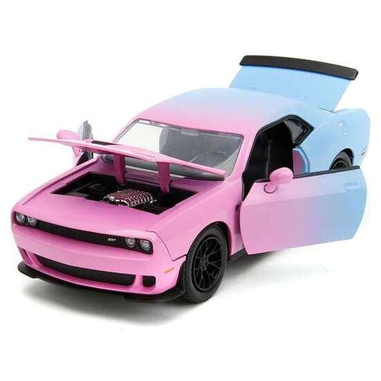 COCHE PINK SLIPS DODGE CHALLENGER HELLCAT ESCALA 1:24 image 1