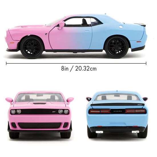 COCHE PINK SLIPS DODGE CHALLENGER HELLCAT ESCALA 1:24 image 3