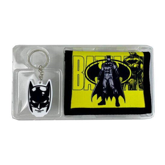 SET CARTERA + LLAVERO BATMAN DC COMICS image 1