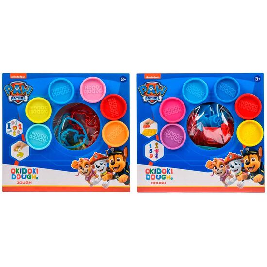 SET MANUALIDADES PLASTILINA + MOLDES PATRULLA CANINA PAW PATROL SURTIDO image 0