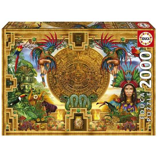 PUZZLE 2000 PIEZAS MONTAJE AZTECA MAYA image 0