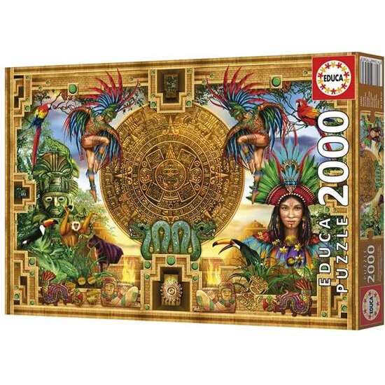 PUZZLE 2000 PIEZAS MONTAJE AZTECA MAYA image 3