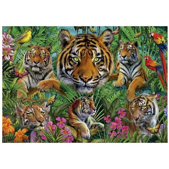 PUZZLE 500 PIEZAS JUNGLA DE TIGRES image 1