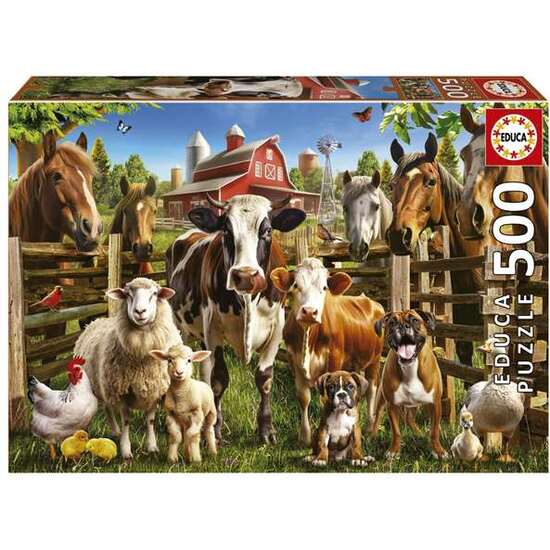 PUZZLE 500 PIEZAS LOS TRAVIESOS DE LA GRANJA image 0