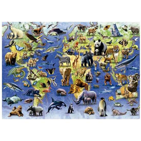 PUZZLE 500 PIEZAS ESPECIES EN PELIGRO DE EXTINCIÓN image 1