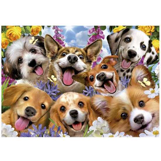 PUZZLE 1000 PIEZAS SELFIE DE PERRITOS image 0