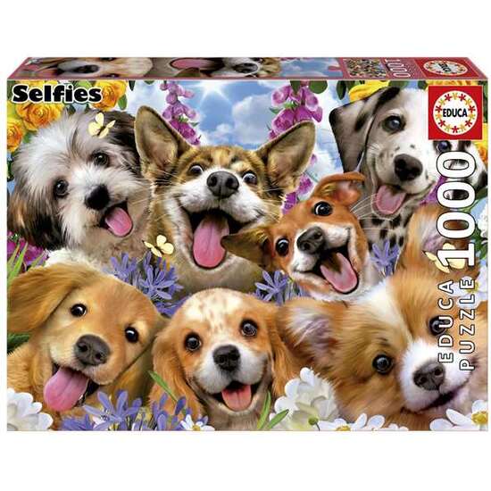 PUZZLE 1000 PIEZAS SELFIE DE PERRITOS image 1