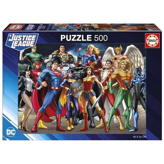 PUZZLE 500 PIEZAS LIGA DE LA JUSTICIA DC COMICS image 1