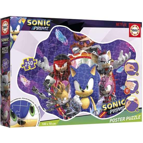 PUZZLE 250 PIEZAS SONIC PRIME "POSTER PUZZLE" image 0