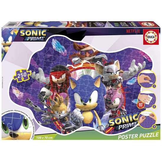 PUZZLE 250 PIEZAS SONIC PRIME "POSTER PUZZLE" image 1