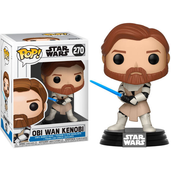 FIGURA POP STAR WARS CLONE WARS OBI WAN KENOBI image 0