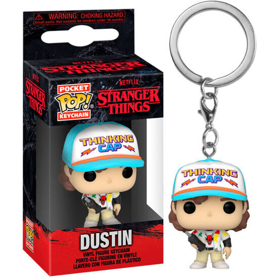 LLAVERO POCKET POP STRANGER THINGS DUSTIN image 0