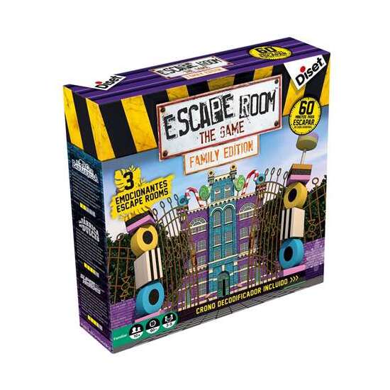 JUEGO ESCAPE ROOM EDICION FAMILIAR.INCLUYE 3 EMOCIONANTES DESAFIOS. image 0