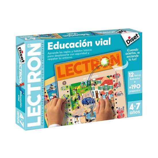 LECTRON EDUCATIVO EDUCACIÓN VIAL CON 12 TEMAS ILUSTRADOS Y MAS DE 190 PREGUNTAS. (4-7 AÑOS) image 0