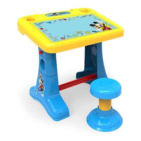 PUPITRE CON BANCO MICKEY 57X73X49 CM INCLUYE 5 LAMINAS image 1