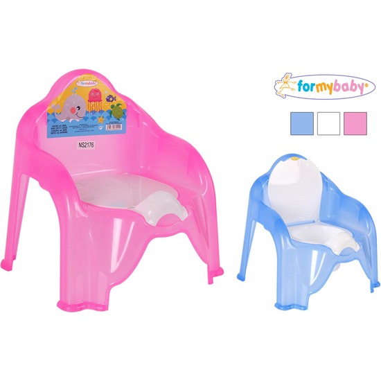 BABY POTTY CHAIR TRANSPARENT FORMYBABY image 0