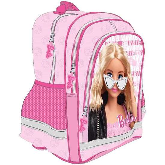 BARBIE MOCHILA DOBLE COMPARTIMENTO ADAPTABLE A CARRO 41,5 X 30 X 17 CM. image 0