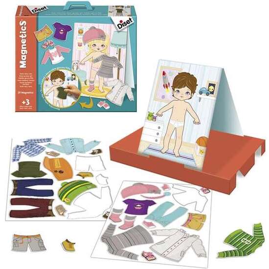JUEGO MAGNETICO VESTIR NIÑO O NIÑA PIZARRA REVERSIBLE - MODELOS SURTIDOS image 0