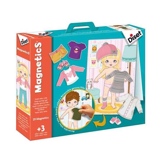 JUEGO MAGNETICO VESTIR NIÑO O NIÑA PIZARRA REVERSIBLE - MODELOS SURTIDOS image 4