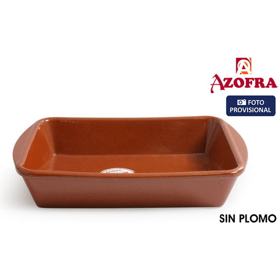 FUENTE RECTANG. 35X25CM VITRO AZOFRA image 0