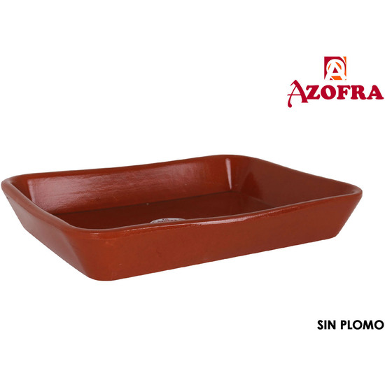 FUENTE RECTANG. 35X25CM VITRO AZOFRA image 1