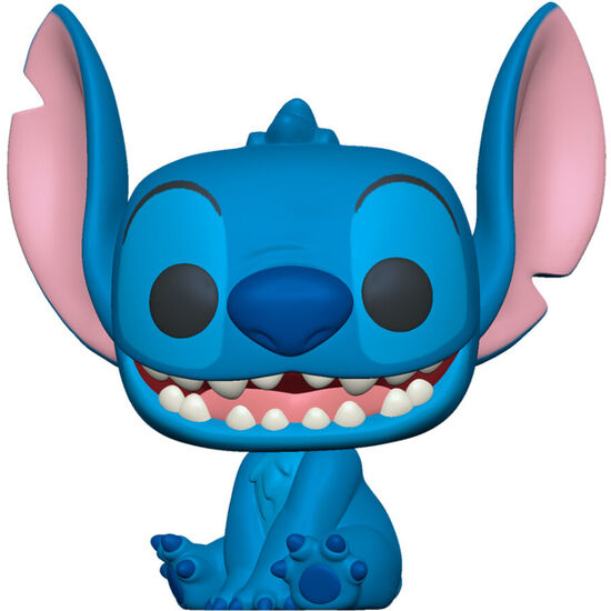 FIGURA POP DISNEY LILO AND STITCH - SMILING SEATED STITCH image 0