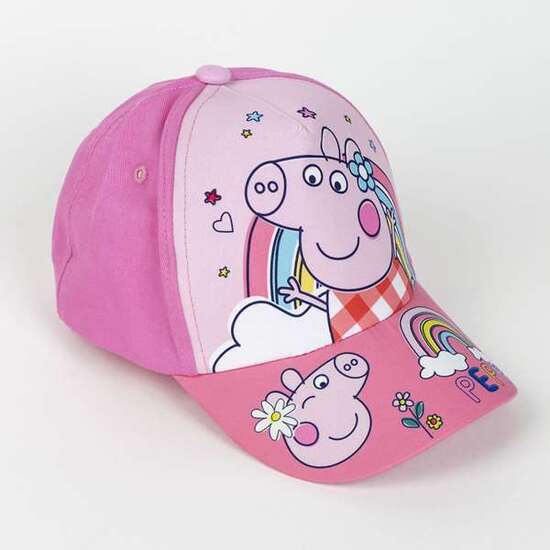 SAQUITO CON TOALLA Y GORRA INFANTIL PEPPA PIG image 2