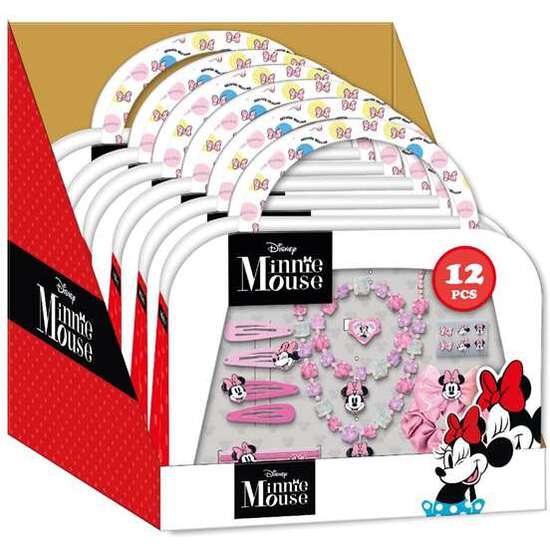 ACCESORIOS DE BELLEZA MINNIE (12 PIEZAS) 28.0 X 21.6 X 3.8 CM image 3