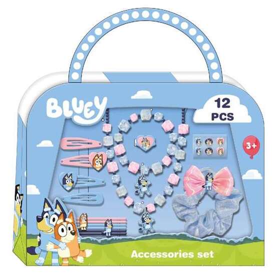 ACCESORIOS DE BELLEZA BLUEY (12 PIEZAS) 28.0 X 21.6 X 3.8 CM image 0