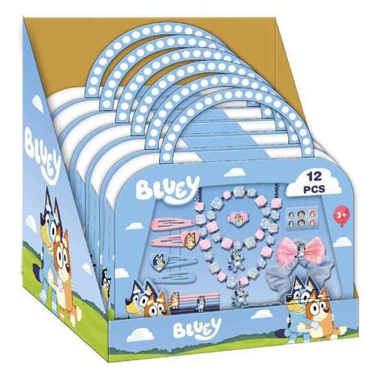 ACCESORIOS DE BELLEZA BLUEY (12 PIEZAS) 28.0 X 21.6 X 3.8 CM image 3