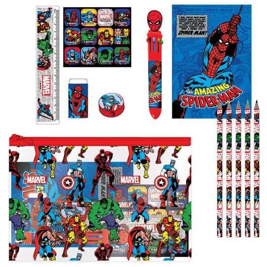 CONJUNTO PAPELERÍA ESCOLAR AVENGERS 22.0 X 14.0 X 0.5 CM image 0