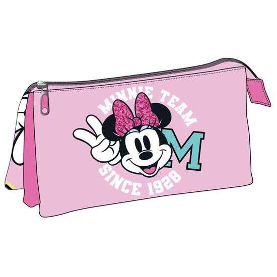 ESTUCHE PORTATODO 3 COMPARTIMENTOS MINNIE 11.5 X 2.0 X 22.5 CM image 0